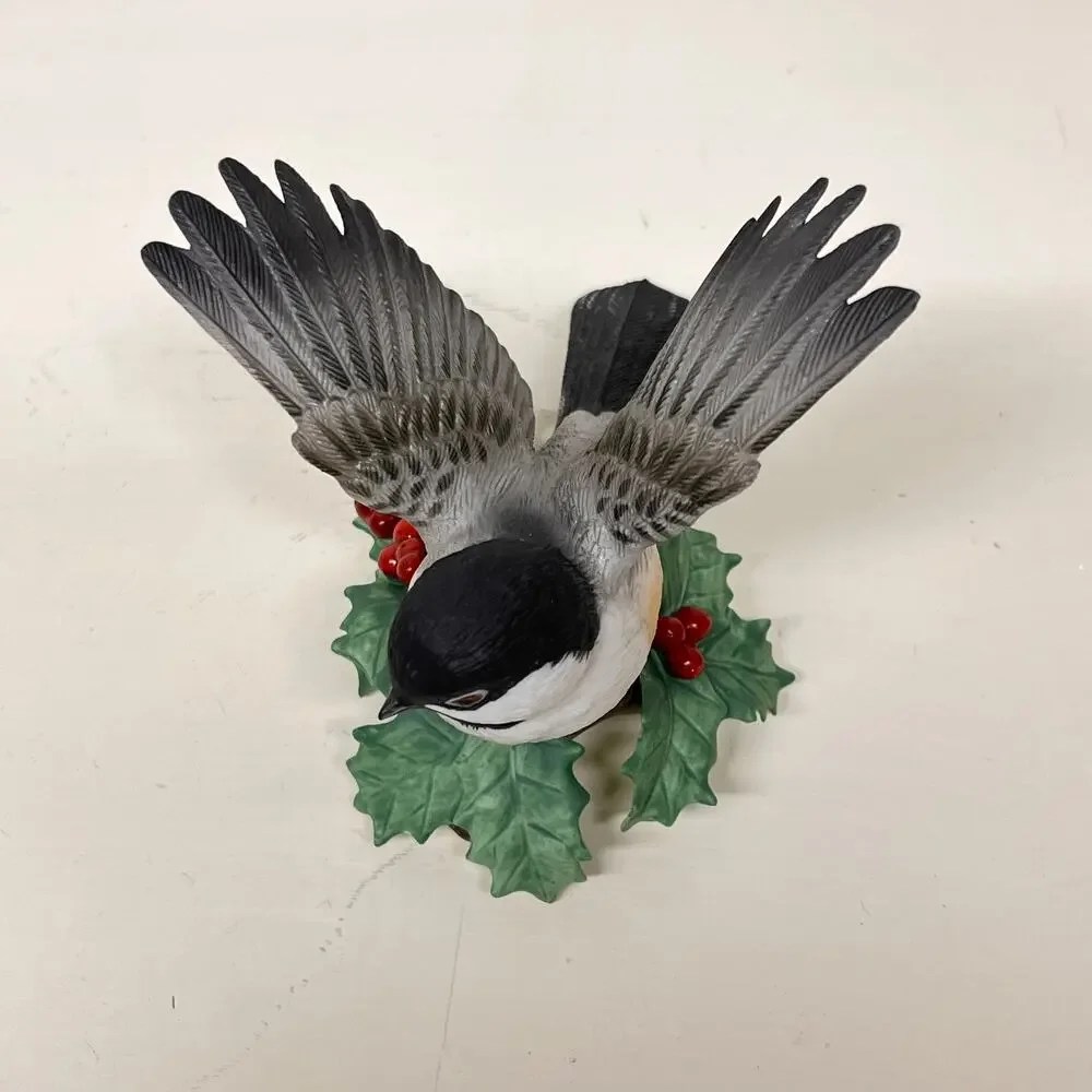 Lenox Chickadee Garden Birds Porcelain Figurine